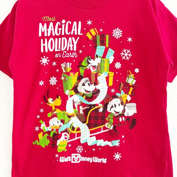 Disney Parks Disney World Christmas Most Magical Holiday On Earth Tee Size XS - Picture 4 of 9